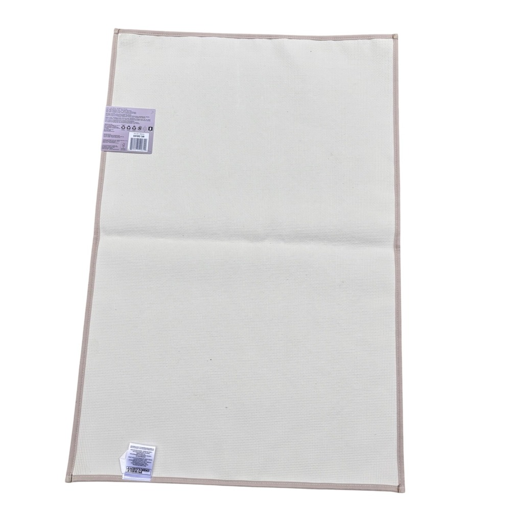 Purely Indulgent Bath Mat 24x36 Oxford Tan Non-Skid Machine Washable 1890404 - Picture 4 of 5